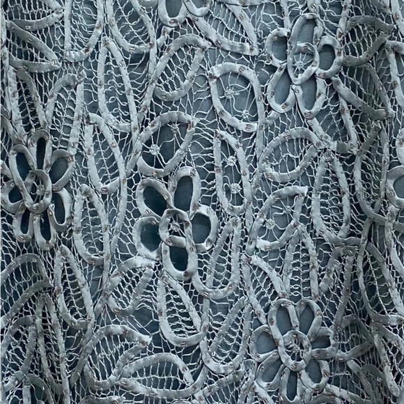 Soulmates HAND CRAFTED
100% Silk Geometric Beaded Sleeveless Scoop Neck Dress Sm - Picture 5 of 6